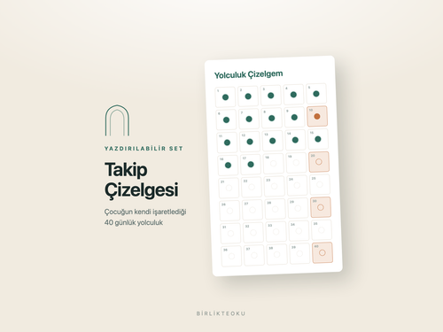 40 günlük takip çizelgesi