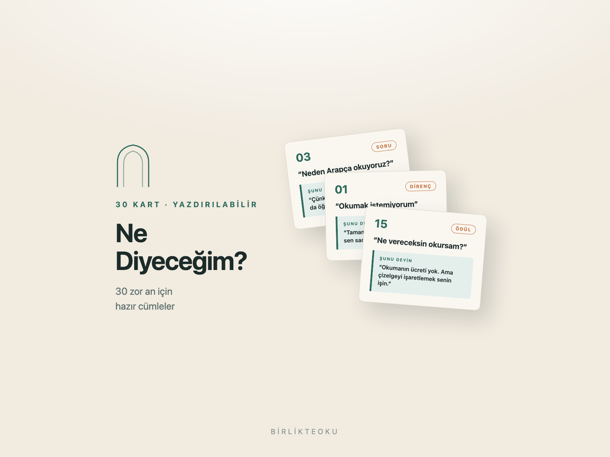 Ne Diyeceğim 30 kartlık set