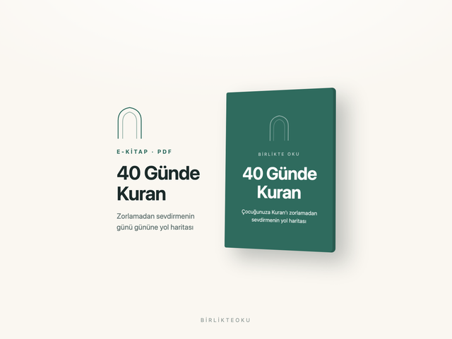 40 Günde Kuran e-kitabı kapağı